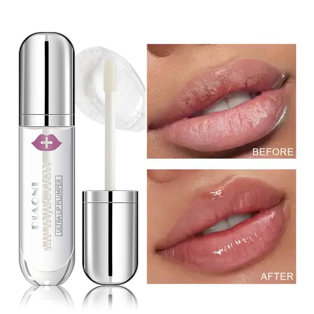 Lip Oil No-Sticky Gloss Lip Balm Lip Care transparent Oil For Dry Moisturizing Hydrating Nourishing Long Lasting