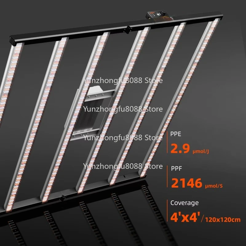 730W SE7000 5x5x6.5ft LM301H EVO Light Emitting Diode Grow Light 6 Inline Fan GGS Controller Complete Grow Tent Kit
