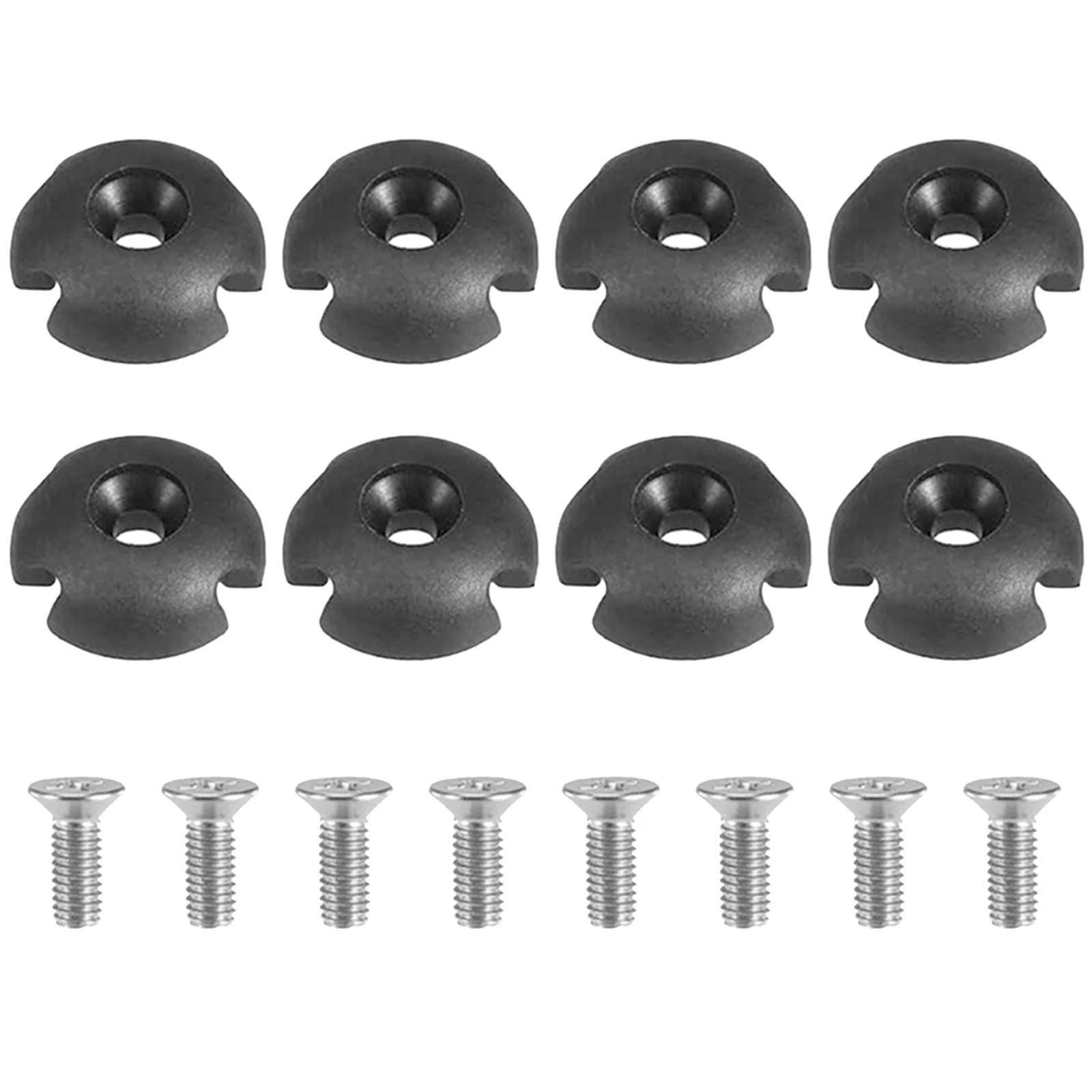 

8Sets Uv Resistant Kayak Rope Guide Buckle Plastic Marine Deck Fitting for Canoe Line Management Boat Rigging Hardware