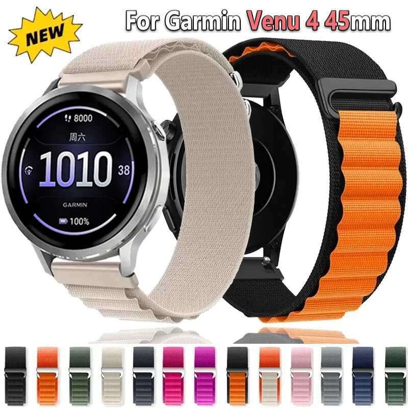 20/22 mm Alpine Loop Strap für Garmin Vivoactive 6 5 4/Venu 2 3 4/Active 5 6 Sportarmband für Garmin Forerunner 55 970 570 965