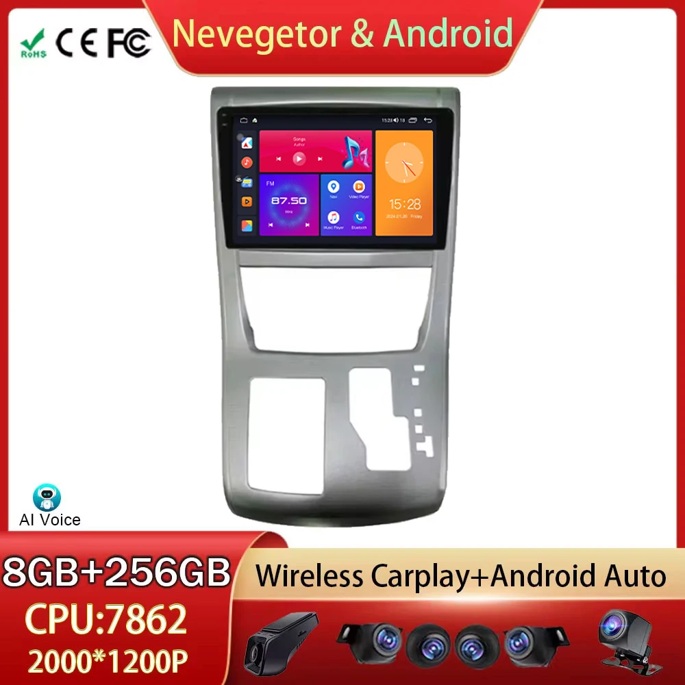 Android For TOYOTA Alphard 20 Series Vellfire 2008-2014 Car Radio Multimedia Player Navigation GPS Carplay Head Unit No 2din DVD