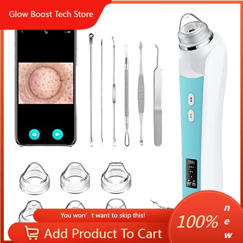 

NYSmart Library Wifi Visual Facial Pore Cleaner 5MP 20X Magnification Blackhead Remover Vacuum For Facial Clean