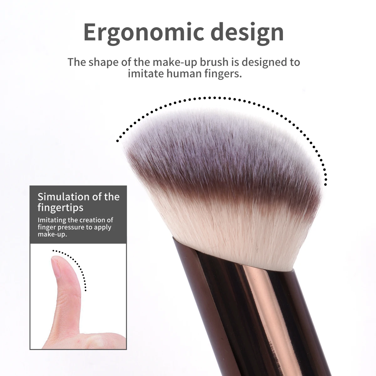 MAANGE 28PCs Makeup Brush Set Double Ended Foundation Brush Powder Concealer Blush Brush Face Eye Makeup Brushes Kit for Travel