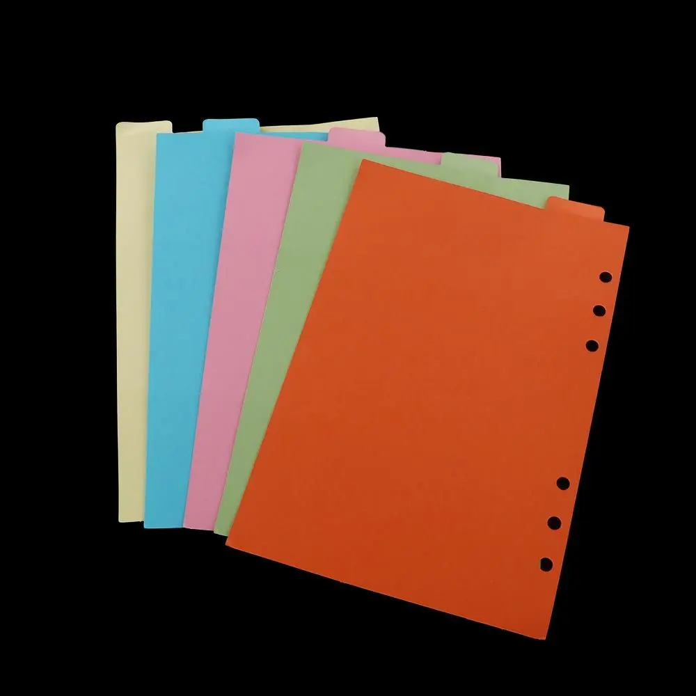 Supplies Office Refill Papers Subject Classified Lables Tab Dividers Binder Dividers A5 A6 A7 Index Divider Index Pagination