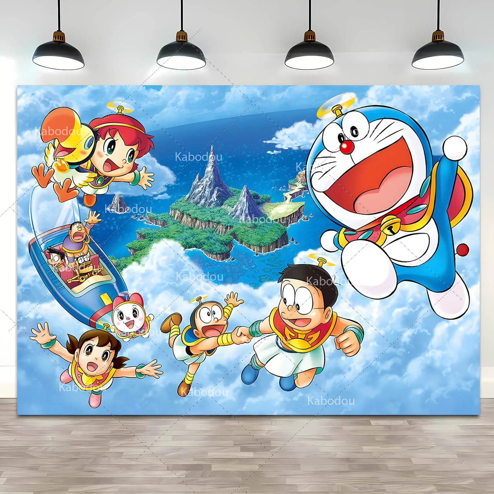 خلفية حفلة قطة زرقاء عبقور ، خلفية صورة ، صورة جيب سحرية ، ديكور لافتة ، عيد ميلاد ، أطفال ، طفل ، دش طفل