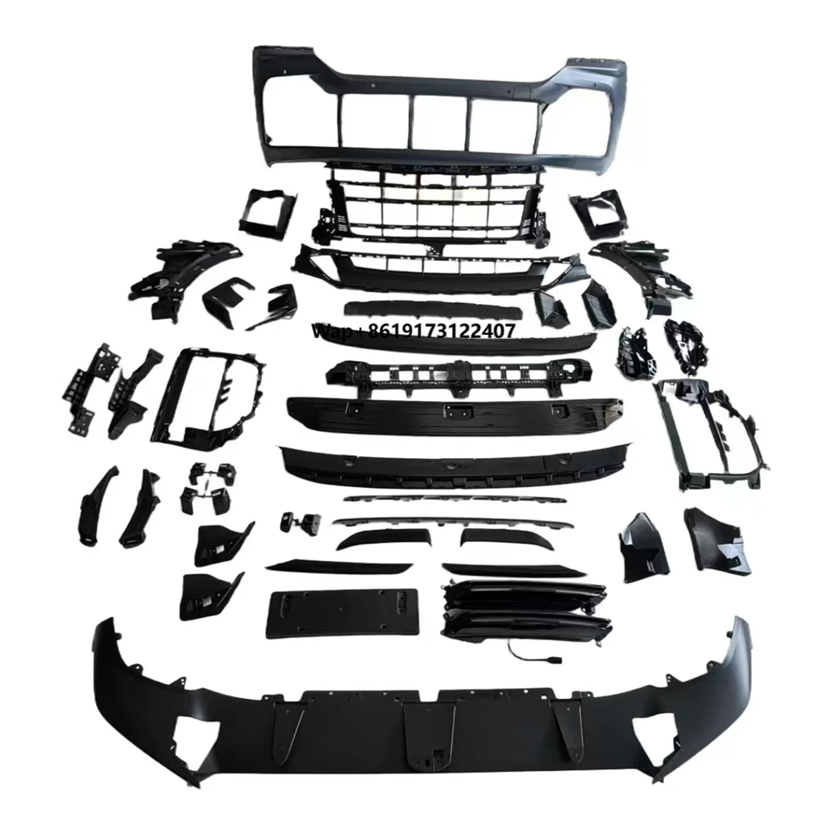 مجموعة مصدات السيارة رائجة البيع لـ 9Y0.2 2024+ المعدلة إلى TurboS تبدو مثل عادم طرف. #1