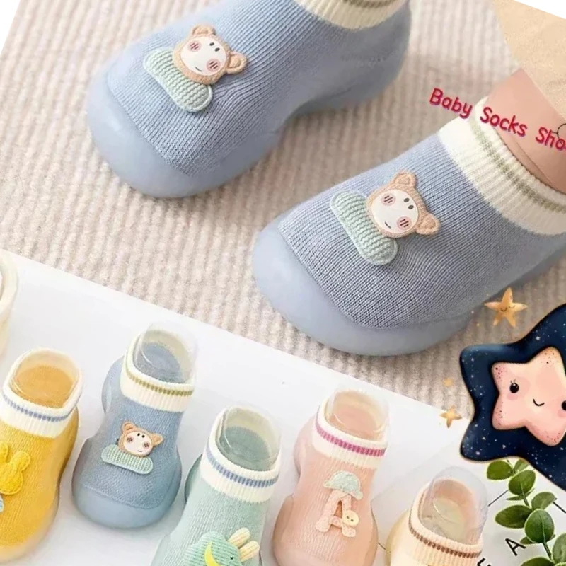 

Милая детская обувь для малышей, домашняя детская обувь на мягкой подошве, носки и обувь с героями мультфильмов, летняя обувь для новорожденных девочек