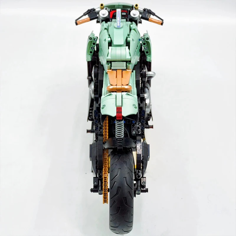 금속 GULY 60505 모델 오토바이 빌딩 블록 1:5 기술 벽돌 금속 오토바이 조립 어린이 DIY 장난감 크리스마스 선물