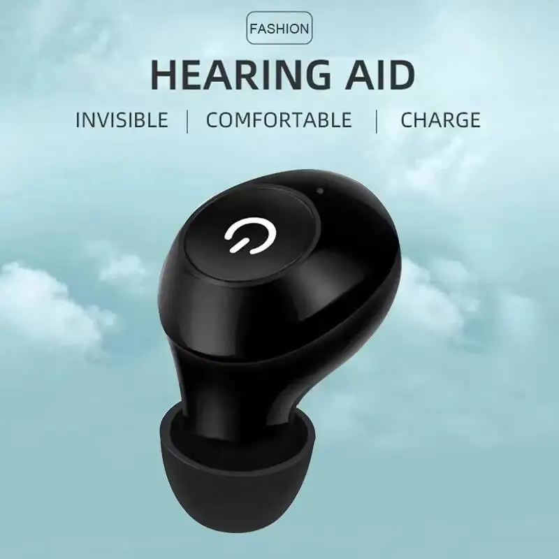 Mini Magnetic Rechargeable Bluetooth Wireless in-ear Headphones Portable Ergonomics Invisible Sound Amplifier For Elderly People