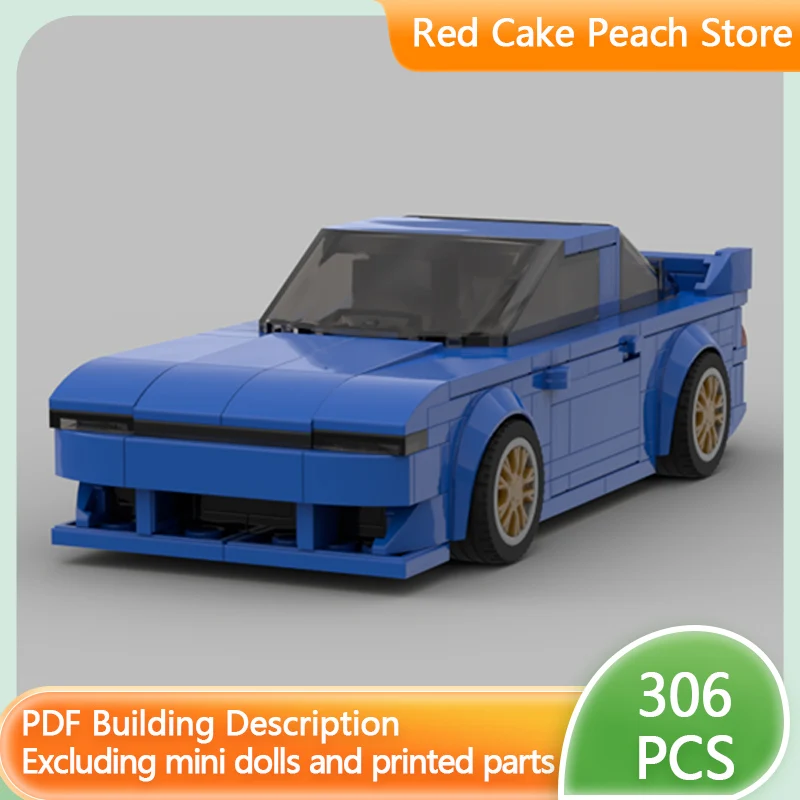 

Модель скоростного гоночного автомобиля MOC, строительные кирпичи Sil80, модифицированный автомобиль, модульная технология, детские праздничные подарки, сборка игрушек, костюм