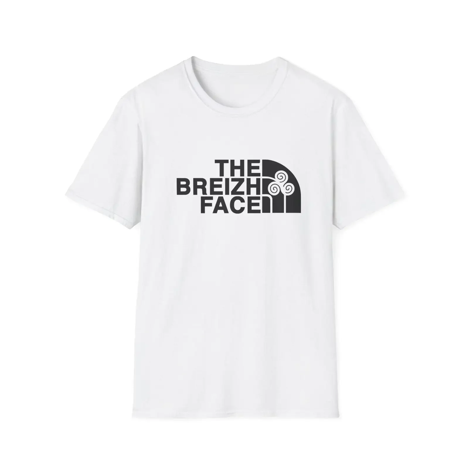 Breizh T shirt White Breton Brittany Triskel Humorous Clothing for Men and Women Regional vintage Washed Comfortable homme