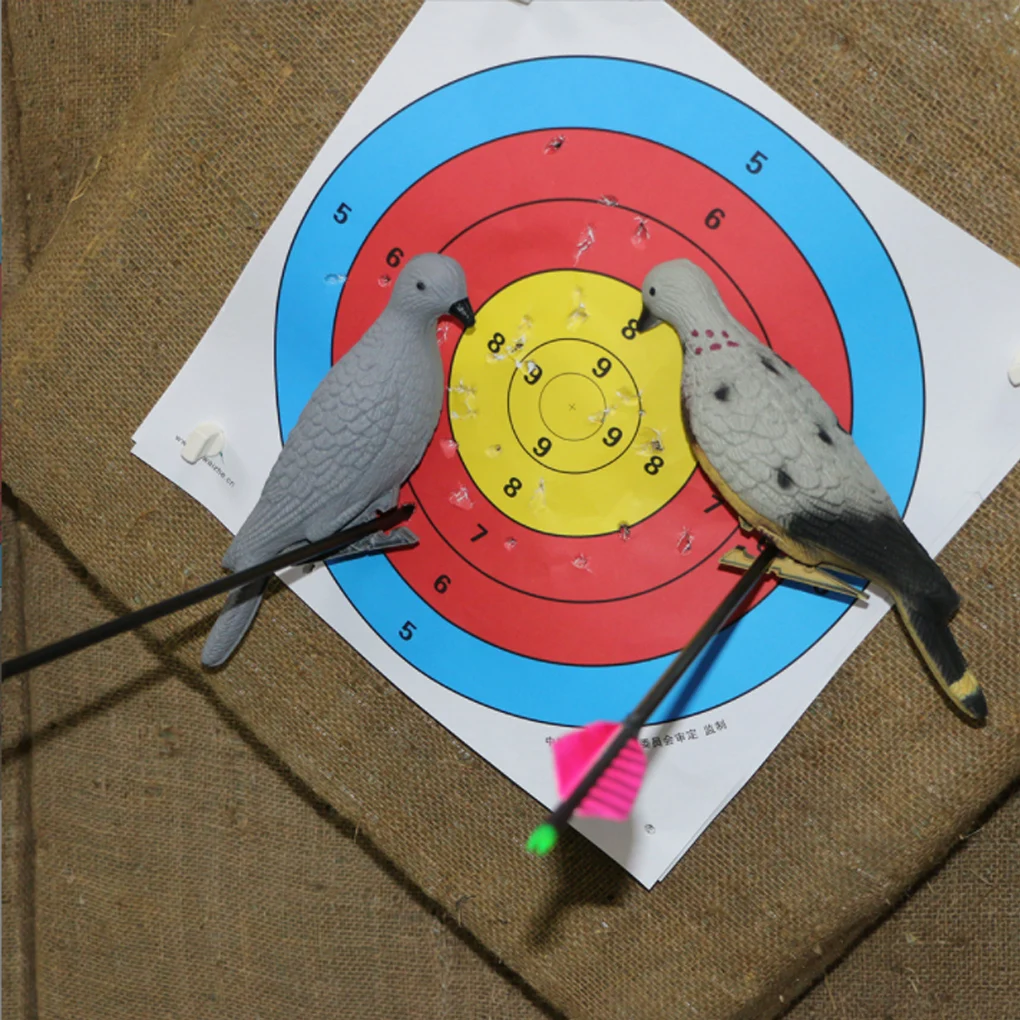 Tauben Ziel Handwerkskunst Stabile Struktur Training Prop Schießen Liefert Schleuder Üben Ziele Simulierte Markierung