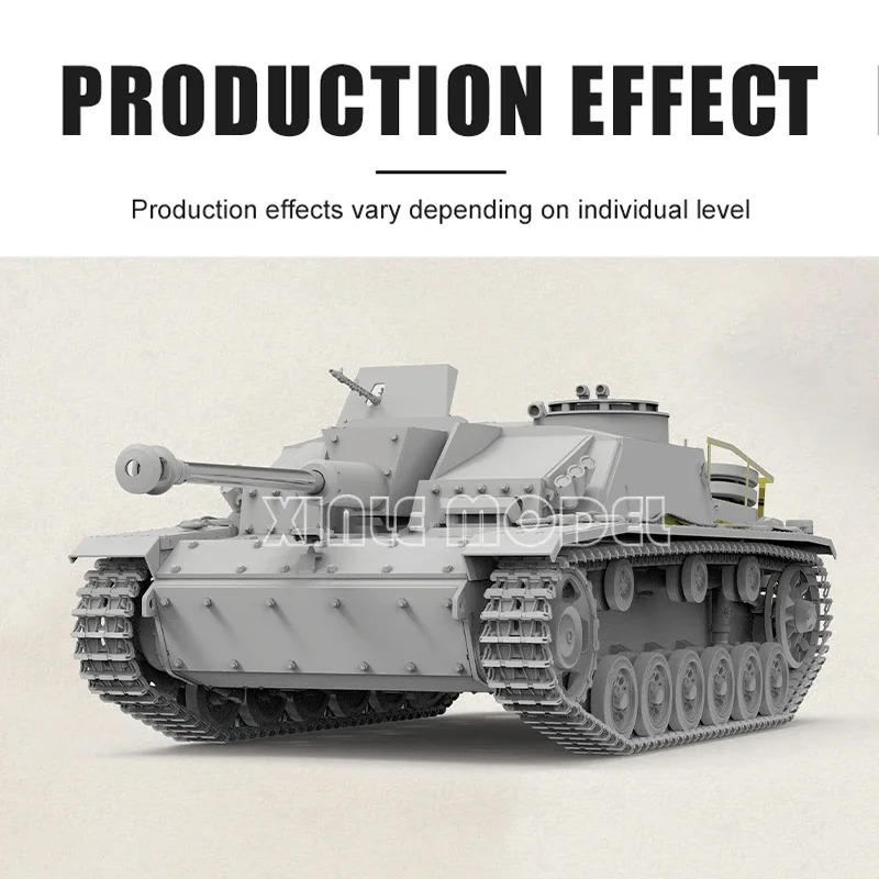 BORDER BT-052   III Assault Gun G Early Type, 1/35 Fully Built  Tank Plastic Model Kit
