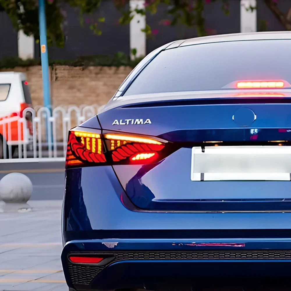 

Car Taillights Assembly for Nissan Teana 2019-2021 Auto Rear Back Lamps Upgrade Led Dynamic Dragon Scale Taillights Accessories