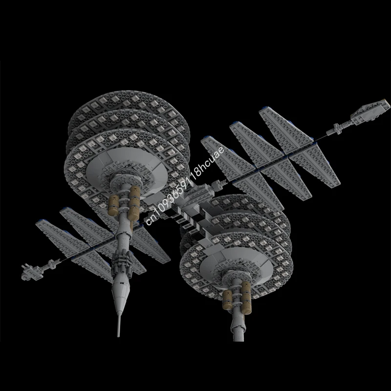 2012pcs MOC Starfleet Jupiter Station Space Model Building blocks idea Education Architecture toys Christmas gifts