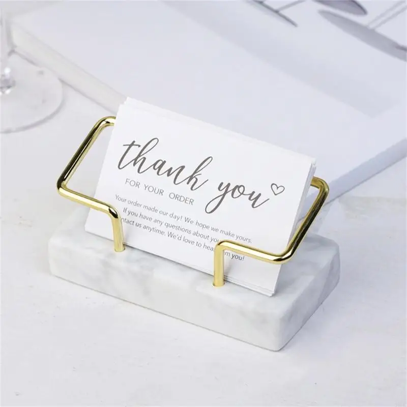 

Владельцы визитных карточек Стенд на рабочем столе держатели карт творческие мраморные держатели карт для Office Tabletop 896c