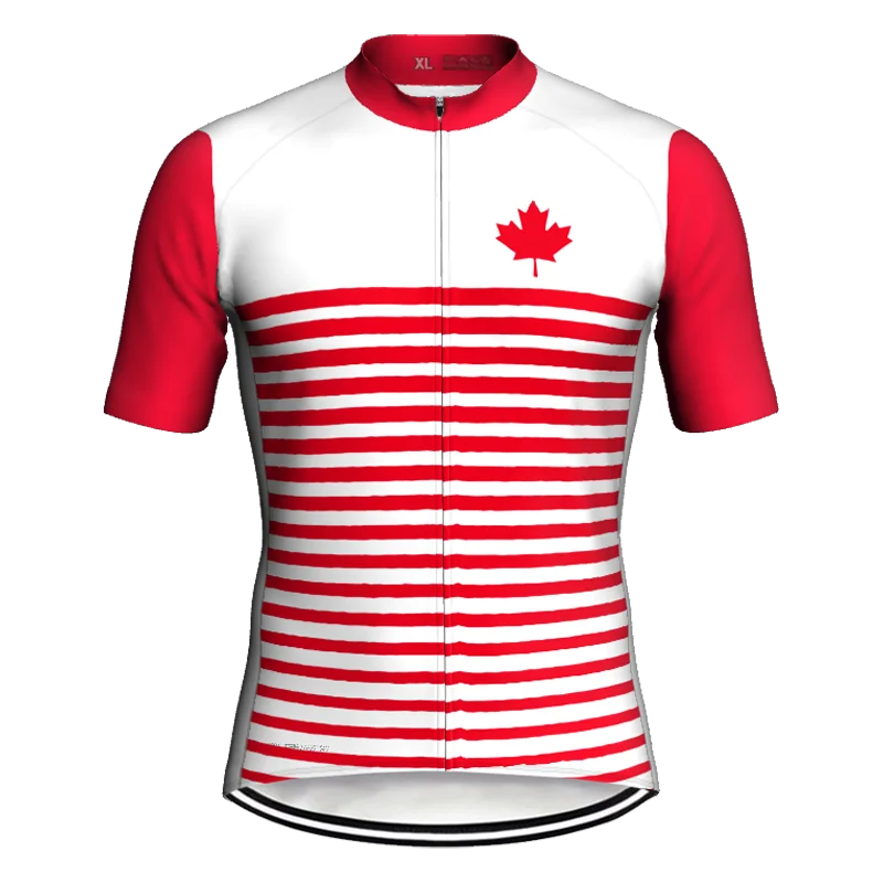 

2022 Short Canada Jersey Sleeve Sport Road Bike Clothes MTB Shirt Cycling Wear Motocross Edition Top Jacket Riding Cyclist Own