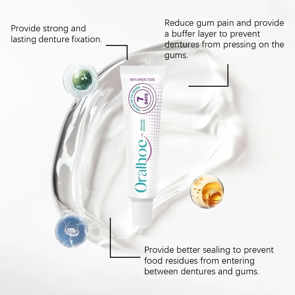 لاصق أسنان مناسب بدون خياطة، قابل لإعادة الاستخدام، مريح لتثبيت الأسنان، لاصق للعناية بصحة الفم، لاصق أسنان من البلاستيك الحراري #2