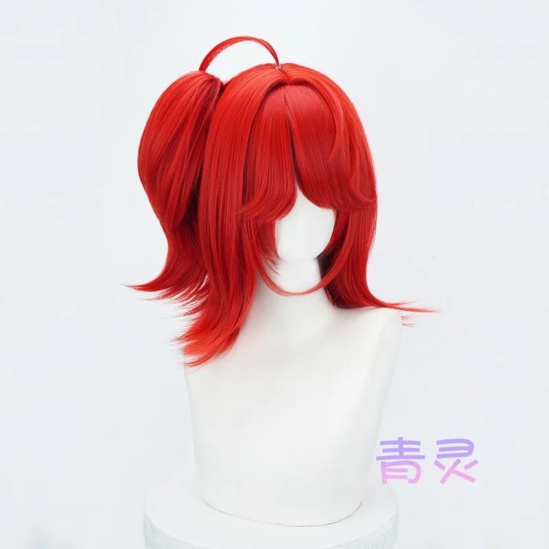 تابوت الغد العهد الجديد Angelscos شعر مستعار أحمر بيري متعدد الطبقات عكسي #4