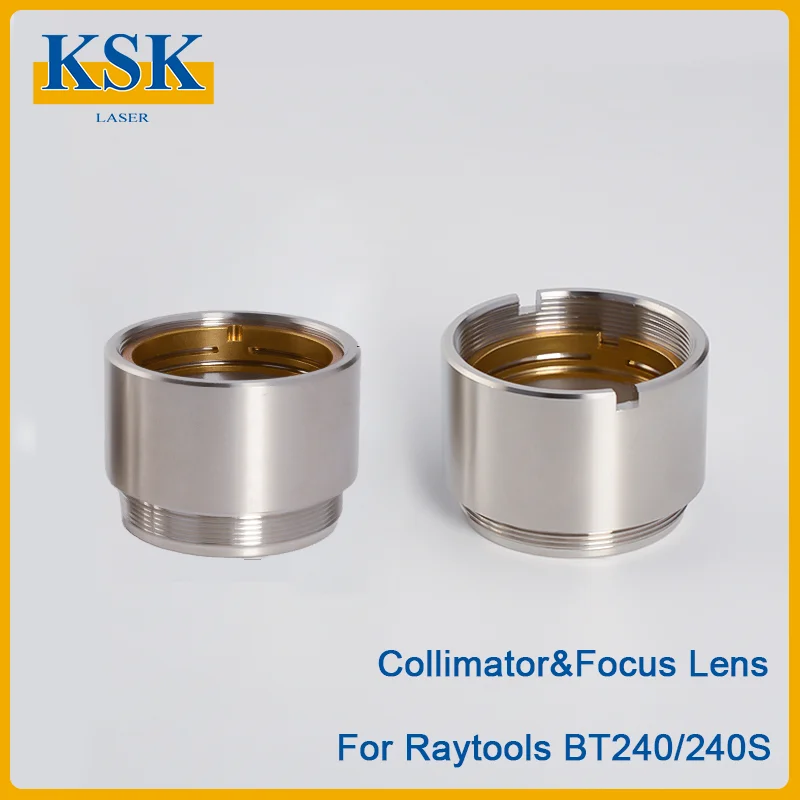 Laser Focusing Collimating Lens With Lens Holder D30 F100 125 150 200 Collimator For Raytools BT240S Fiber Laser Head