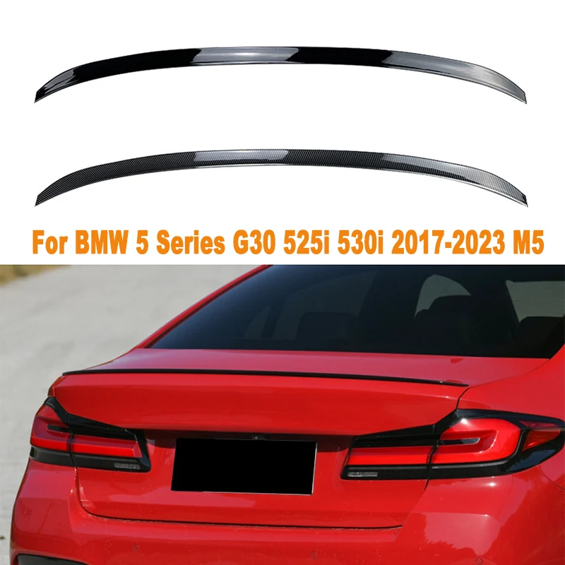 

For BMW 5 Series G30 525i 530i 2017-2023 M5 Car Hatchback Version Rear Trunk Spoiler Wing Roof Spoiler Wings Auto Accessories