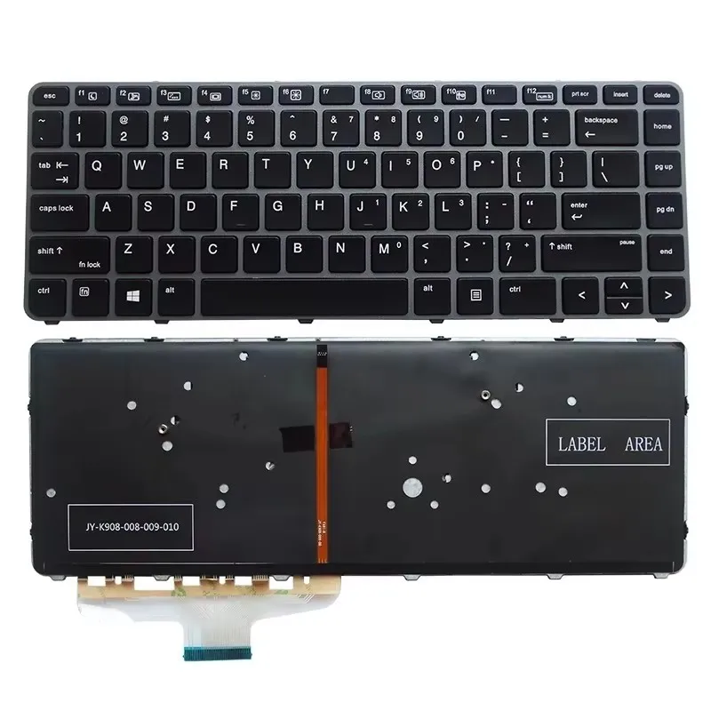 New Spanish Teclado for HP Elitebook Folio 1040 G3 HSTNN-Q99C Backlit Keyboard SP/US 818252-161 844423-161 903667-161 904715-161
