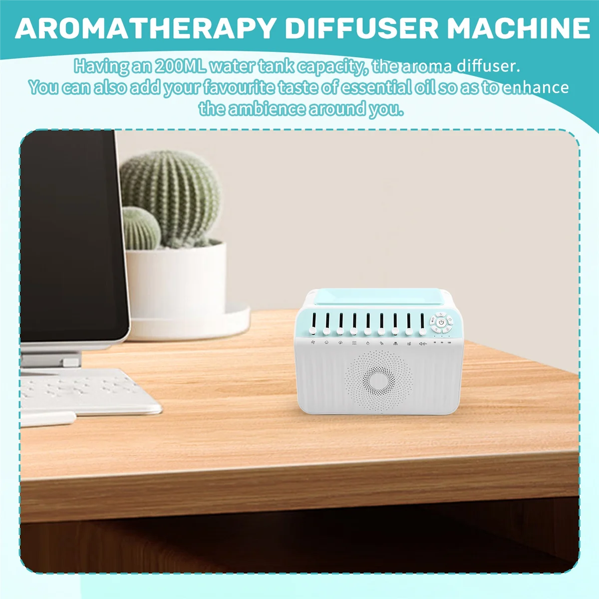 

Портативный природный звук, Bluetooth-динамик, белый шум, ночник, увлажнитель, HIFI-аудио с 8 звуками окружающей среды