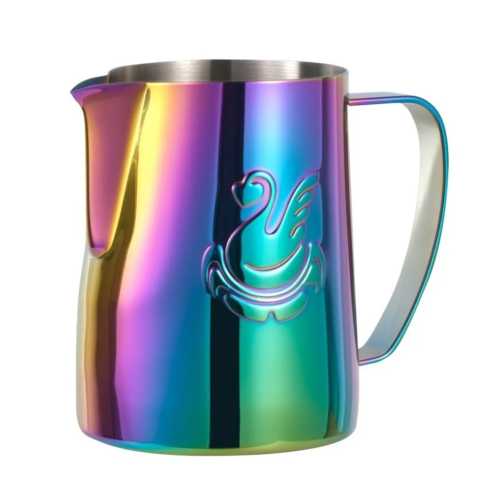 400ml Stainless Steel Coffee Jug Pitcher Milk Frothing Cup Cream Maker Elegant Swan Espresso Latte Art Tool