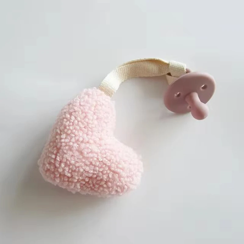 Baby Fopspeen Clip Sherpa Star Moon Baby Pasgeboren Fopspeenketting Siliconen Tepel Fopspeen Dummy Houder BPA Gratis Baby Accessoire