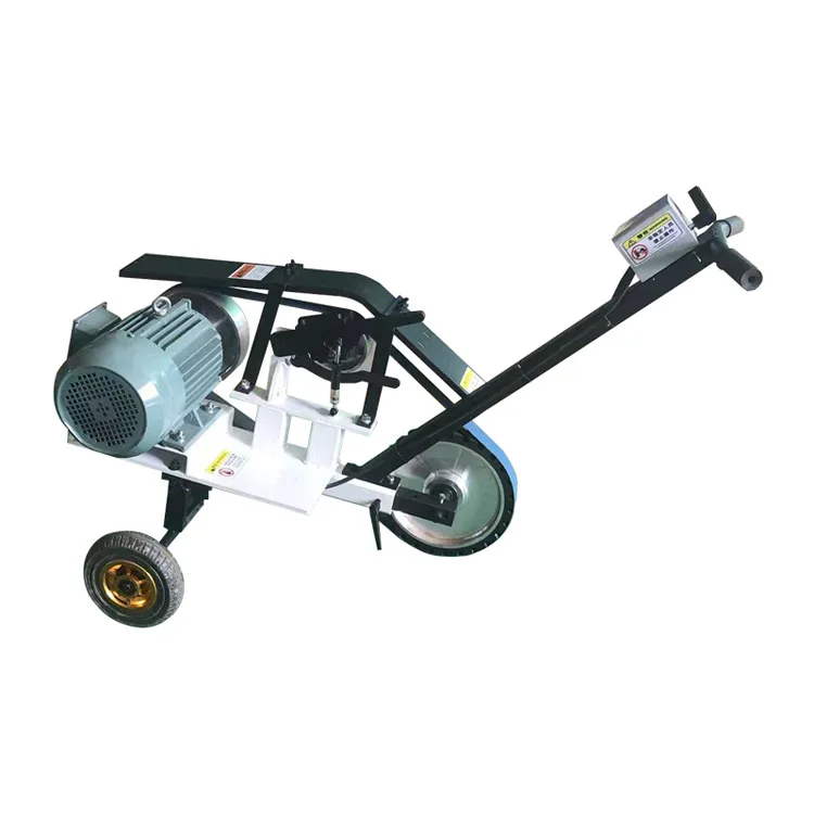 Industrial grade - belt sander with brushless motor, adjustable belt speed