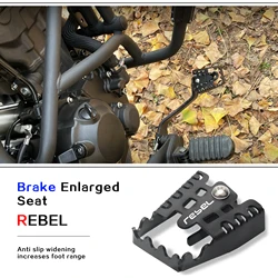 For Honda Rebel CMX 500 300 Rebel500 Rebel300 CMX500 Motorcycle Rear Foot Brake Lever Pedal Enlarge Extension Peg Pad Extender