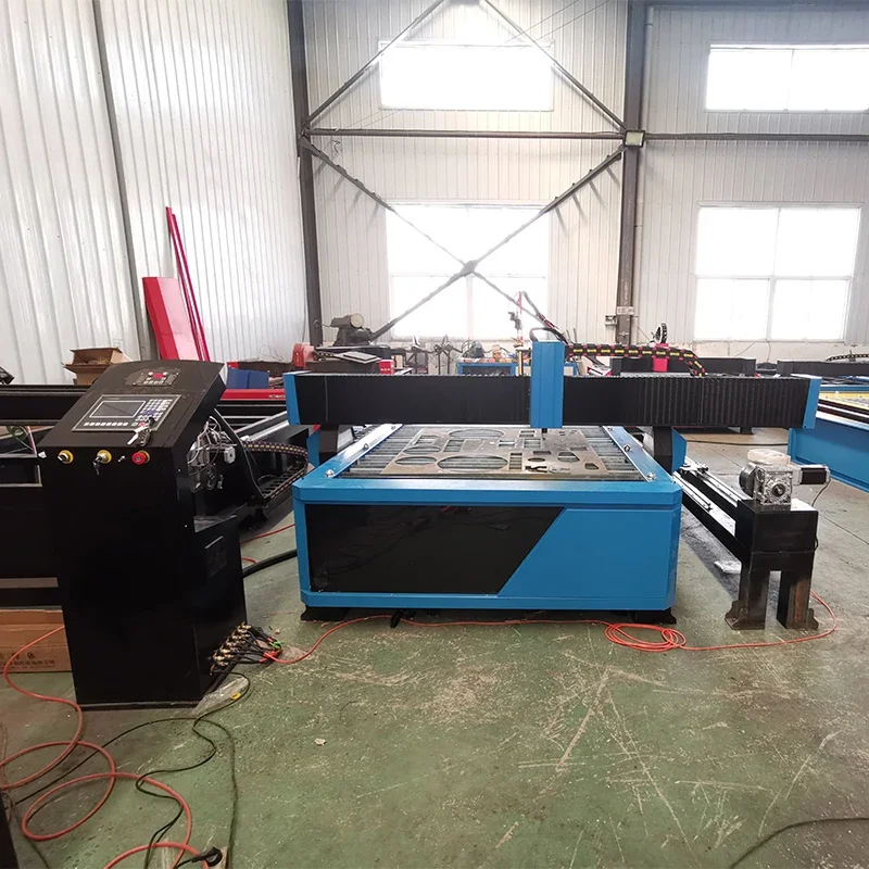 High Speed Gantry Cnc Plasma Cutting Machine 1500*300mm  63A 100A 120A 200A Plasma Cutter