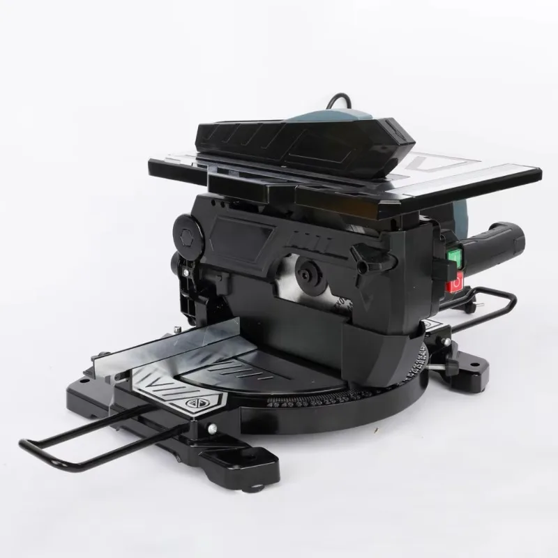 

8-дюймовая комбинированная пила, алюминий, дерево, пластик, деревообрабатывающая настольная пила и торцовочная пила, функциональная 2 в 1