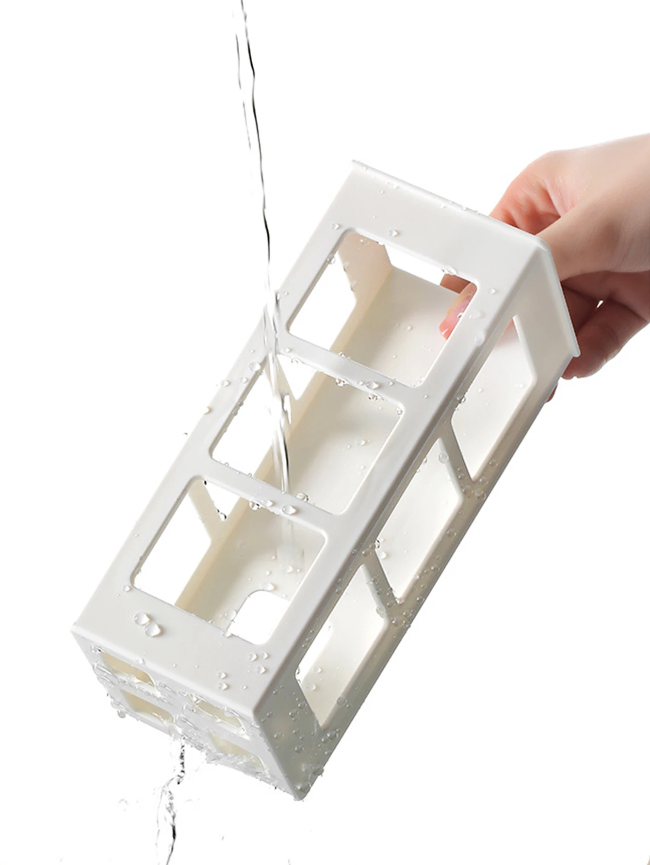 1/2pcs Non Perforated Curling Iron Storage Box, Straightener Wall Mounted Shelf For Easy Access To Beauty Tools Storage