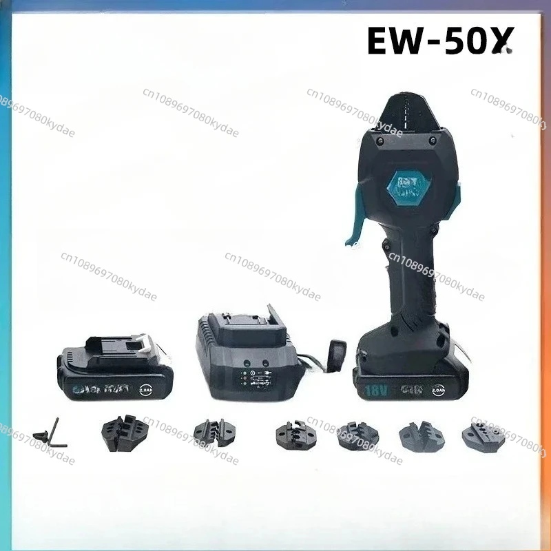 Rechargeable Terminal Crimping Tool Pre-Insulated Connector Press Clamp for Electrical Work