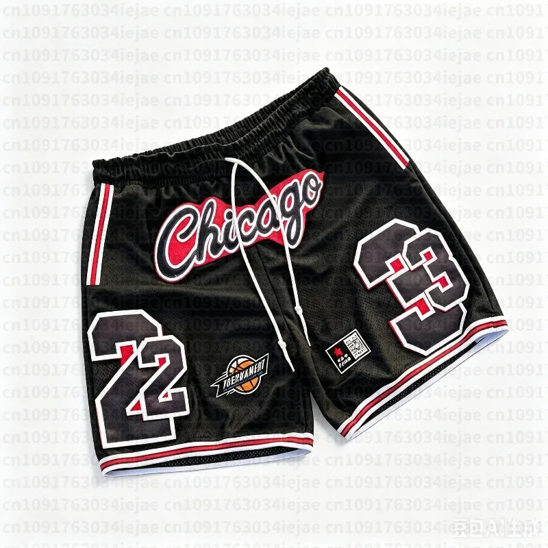 Summer Chicago No.23 Graphic Print Basketball Shorts Kid's Casual Quick-dry Beach Shorts Comfy Relaxed-Fit Flexible Moto Shorts