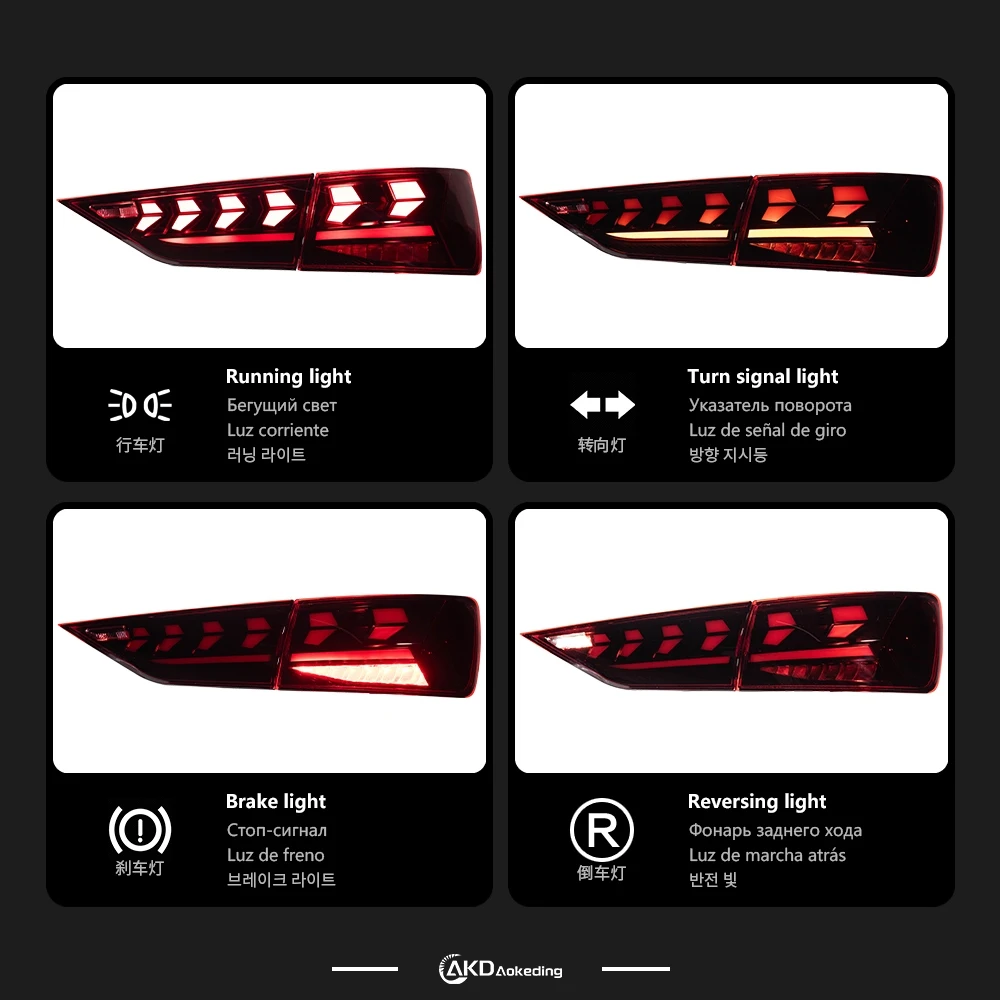Car Lights for Audi A3 8V Limousine Sedan 2013-2020 LED Auto Taillight Assembly Upgrade Dynamic Turn Signal Lamp Accessories view 4