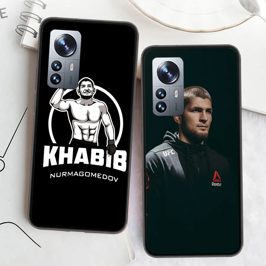 Khabib Nurmagomedov Phone Case For Xiaomi Poco X6 X5 X4 X3 GT NFC M4 M5 Pro 5G M3 Mi F6 F5 F4 F3 F2 F1 Capa Coque TPU