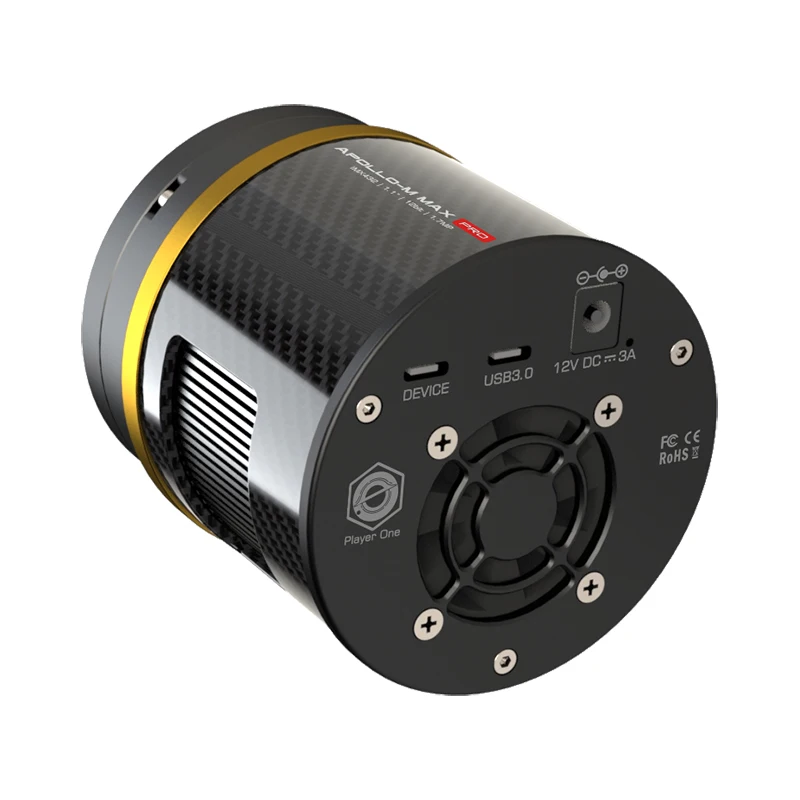 

Player One Apollo-M MAX Pro (IMX432) USB3.0 Mono Cooled Camera Astronomy Photograph
