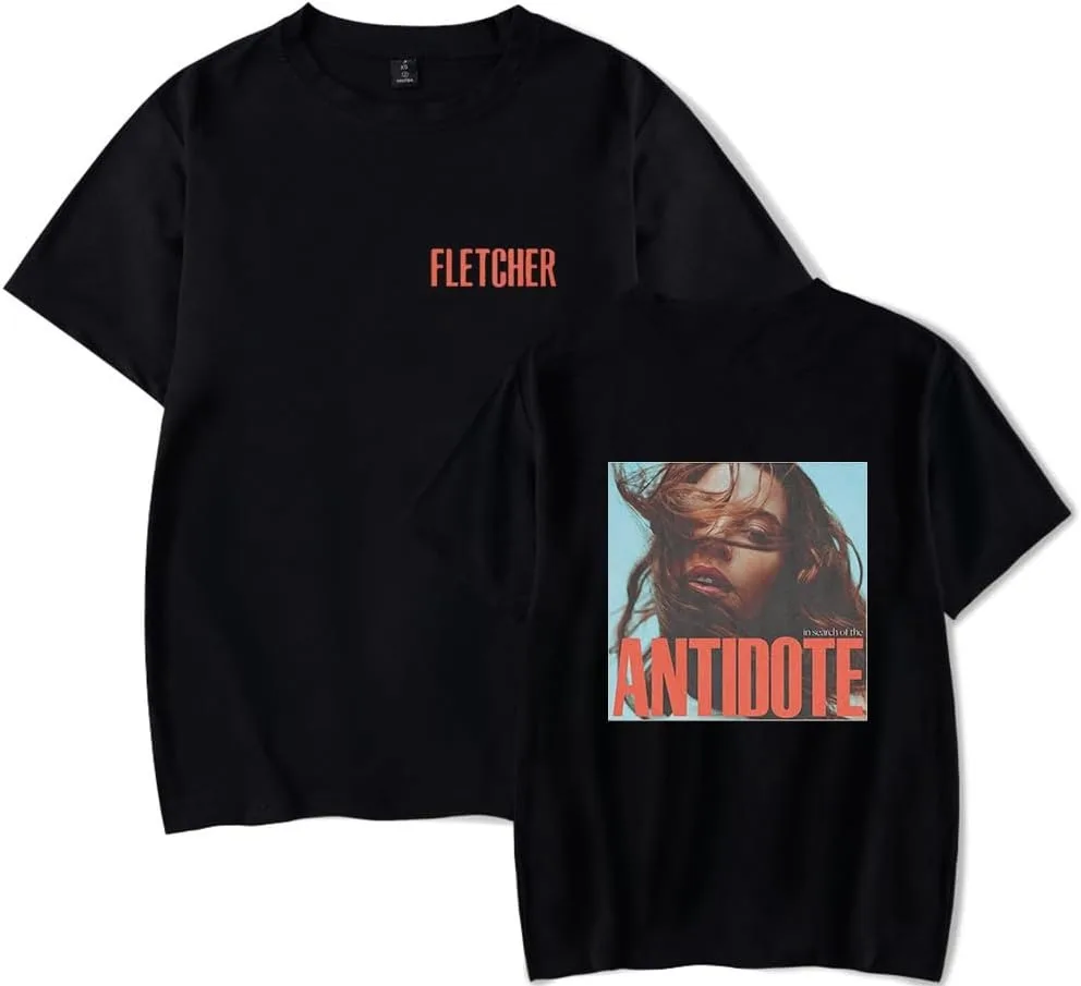 Fletcher T-Shirts in Search of The Antidote Merch Crewneck Unisex Trend Casual Short Sleeve Top