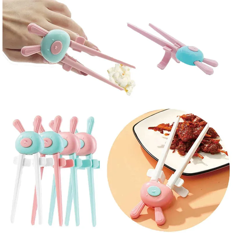 

4Pcs Finger Snack Chopsticks For Gamers Reusable Gamer Chopsticks Potato Chips Small Tongs Lazy Auxiliary Controllers