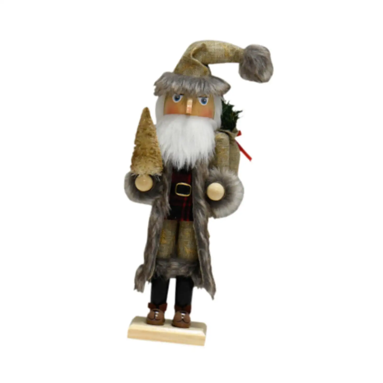 Wooden Nutcracker Craft Nutcracker Figurine for Festival Kitchen Shelf Party