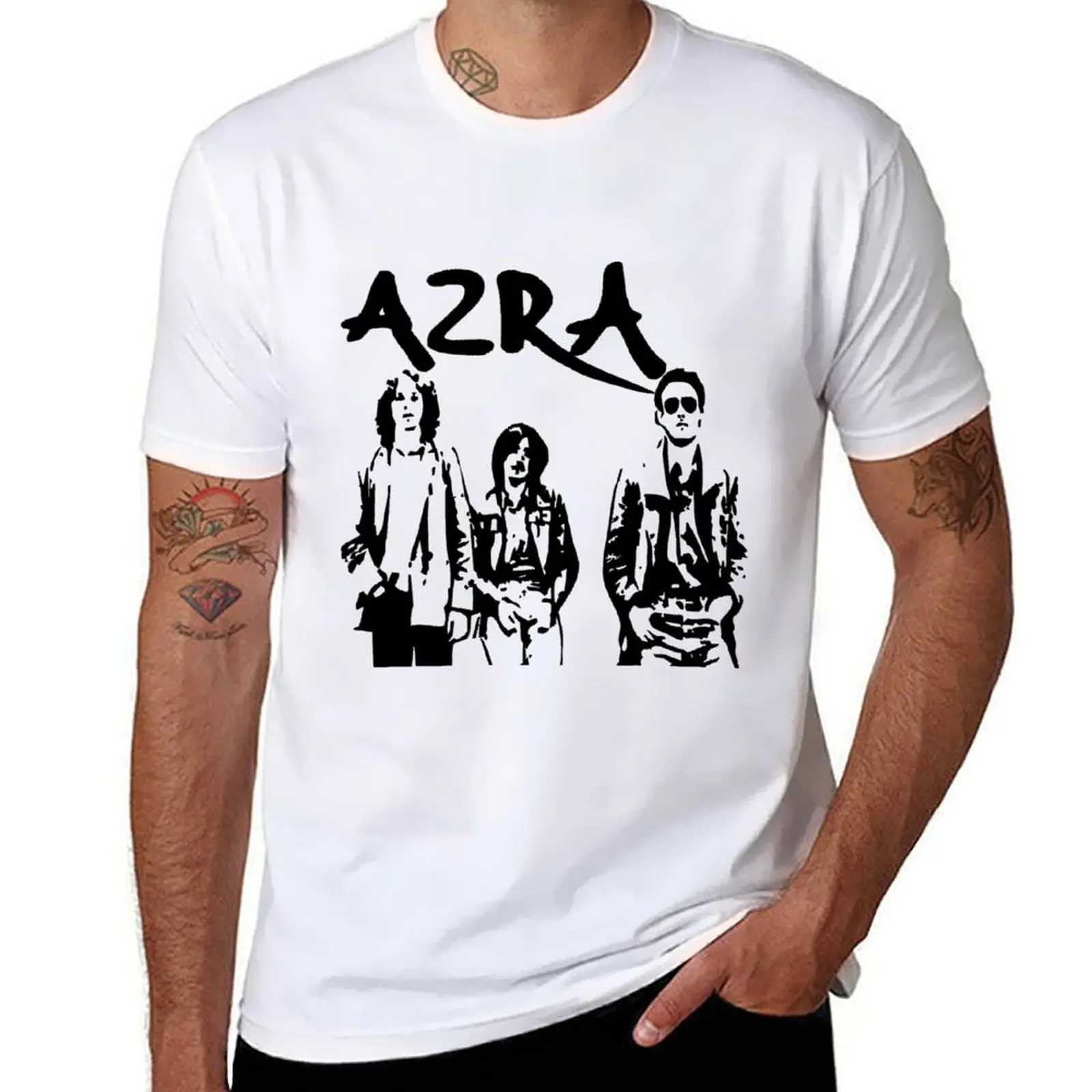 

Azra Balkan music exyu bosna hrvatska srbija cro T-Shirt t shirt men 100% cotton luxury brand T-Shirt