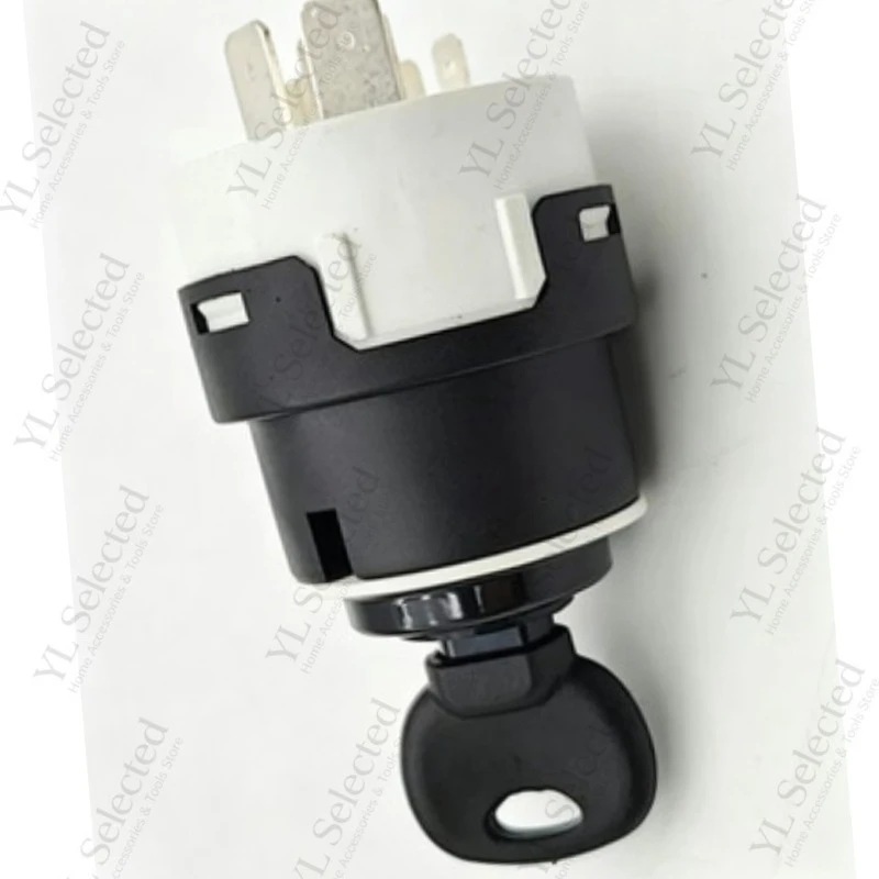 Ignition Key Switch Power Starter Lock Replacement Parts Suitable For 17 Type Mini Excavator Engineering Digger Accessories
