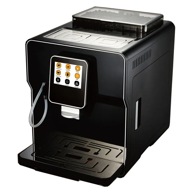 #￥19 Bar commercial Italian fully automatic Coffee Maker Cappuccino Milk Bubble Maker Americano Espresso Coffee Machine for Home