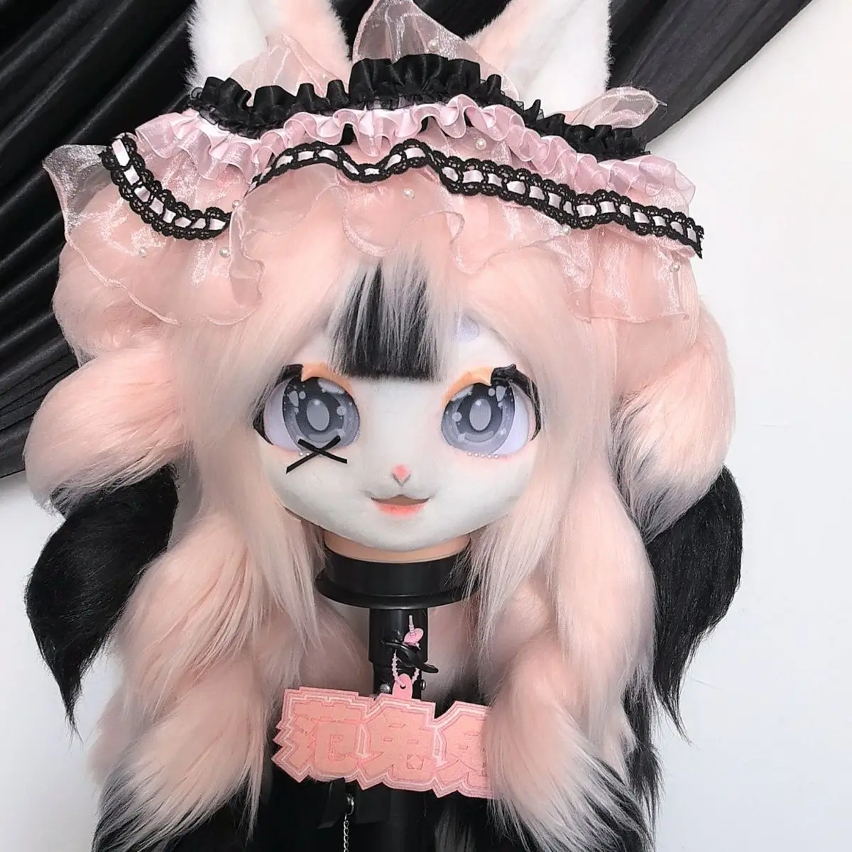 تخصيص Fursuit Kemono ​   الوحش رئيس تأثيري مخصص فروي رئيس Kigurumi رئيس تأثيري كيمونو Fursuit اليدوية سماعات الوحش
