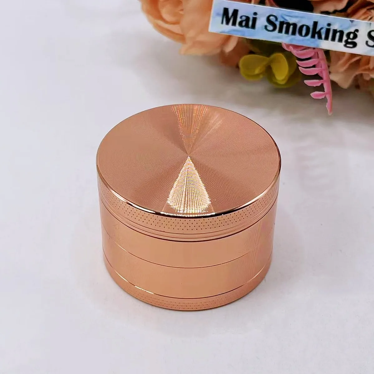 1.6/2inch Metal Herb Grinder 4-layer Manual Spice Mill Pepper Crusher Mortar Tobacco  Grass Grinder Smoking Cigarette Tool