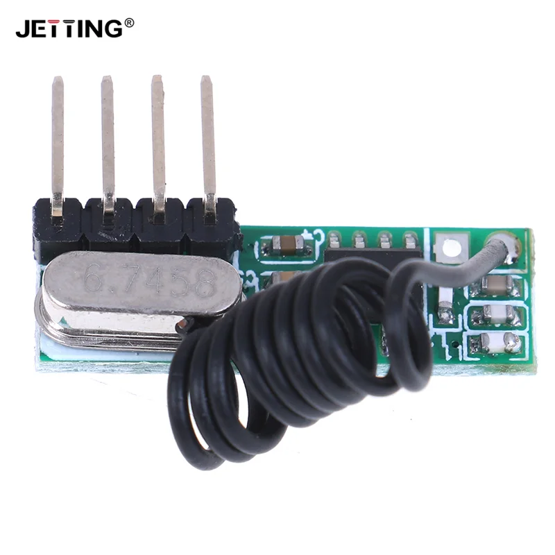 Universal DIY 433 Mhz 1CH RF Relay Receiver LED Light Controller DC 3.6V-24V RX500 Wireless Remote Control Switch Micro Module