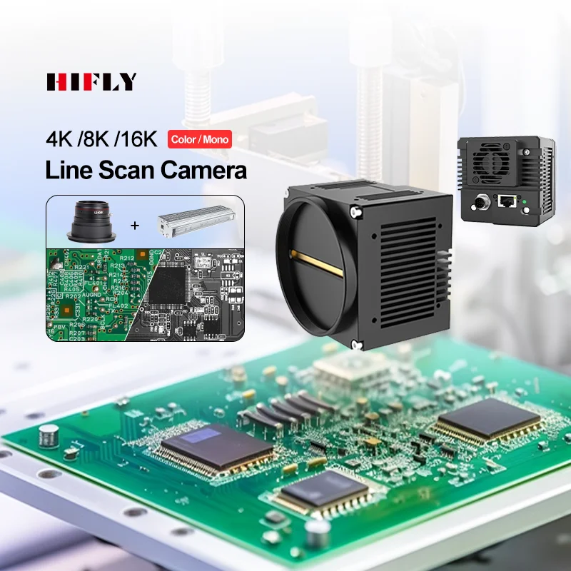 NEW High-tech TDI 10GigE High Line Rate 144KHz 4K 8K 16K 8192*256 Line Scan Industrial Camera