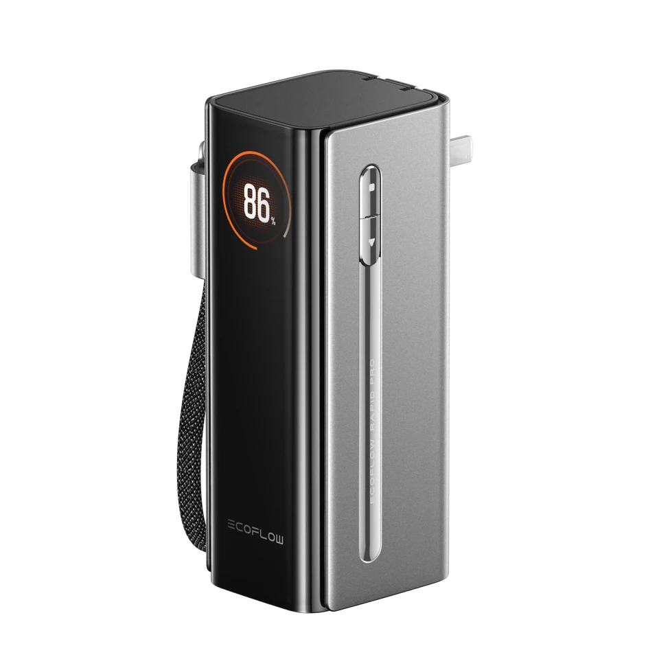 EF ECOFLOW RAPID Pro Power Bank 10000mAh 3 in 1 21700 Battery Pack 67W  Foldable Plug Detachable USB-C Cable for Laptop Cellphone - AliExpress
